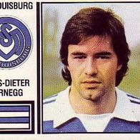 Panini Fussball 1981 Hans Dieter Mirnegg MSV Duisburg Bild 104
