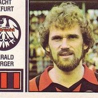 Panini Fussball 1981 Harald Karger Eintracht Frankfurt Bild 131