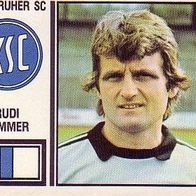 Panini Fussball 1981 Rudi Wimmer Karlsruher SC Bild 198