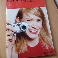 Sony Style Magazin 03 Katalog Frühling/ Sommer 2001