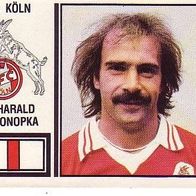 Panini Fussball 1981 Harald Konopka 1. FC Köln Bild 220