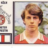 Panini Fussball 1981 Dieter Prestin 1. FC Köln Bild 222