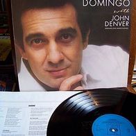 Placido Domingo with John Denver - Perhaps love (3 Filmmelodien)- Lp Topzustand