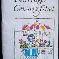 Kochbroschüre Thüringer Gewürzfibel Verlag DAS VOLK DDR