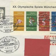 Olympia München 72, Einschreiben Sonderstempel