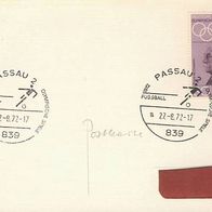 Olympia München 72, Karte und Sonderstempel