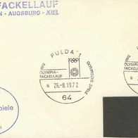 Olympia München 72, Brief und Sonderstempel