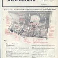 Schaltplan für Imperial Farbfernseher mit Chassis 711