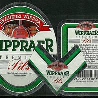 Bieretikett Sonderausgabe für Brauerei Wippra : Privatbrauerei Meiningen † 2011