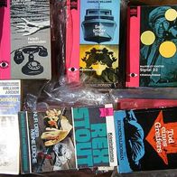 Eine Heyne - Kriminalroman Taschenbuchsammlung 60er-80er Jahre!!