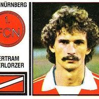 Panini Fussball 1981 Bertram Beierlorzer 1. FC Nürnberg Bild 375