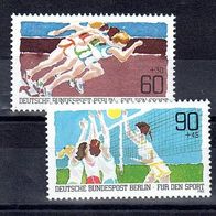 Berlin 1982 Mi. 664 - 665 * * Sporthilfe Zuschlagsmarken Postfrisch (1661)