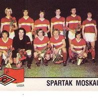 Panini Fussball 1981 Mannschaft Spartak Moskau Bild 486