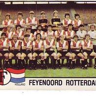 Panini Fussball 1981 Mannschaft Feyenoord Rotterdam Bild 493
