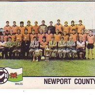 Panini Fussball 1981 Mannschaft Newport County Bild 496