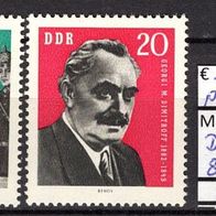 DDR 1962 80. Geburtstag von Georgi M. Dimitrow MiNr. 893 - 894 postfrisch