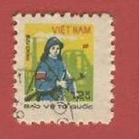 Vietnam, Sozial. Republik Mi.1178 Werkschutz gest.