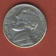 USA 5 Cents 1995 P.
