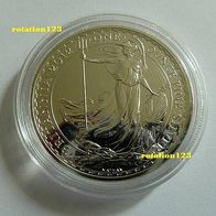 U.K. 2 Pounds Silber Britannia 2012 / 1 Oz Silber * * Auflage max. 100.000 Ex. * *