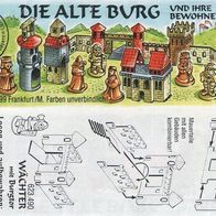Ü-Ei BPZ Metall 1997 - Die Alte Burg - Wächter mit Burgtor - 623490