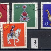 3026 - DDR Briefmarken Michel Nr.1682 - 1685 gestempelt Jahtgang 1971