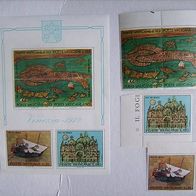Vatikan-Block "Venedig" und die Marken einzeln postfrisch