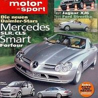 AMS 1003, Mercedes SLR, CLS, Jaguar XJ6, Mazda, MG TF