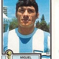 Panini Fußball World Cup Story Miguel Oviedo Argentina Bild Nr 98