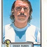 Panini Fußball World Cup Story Omar Ruben Larrosa Argentina Bild Nr 102