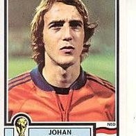 Panini Fußball World Cup Story Johan Neeskens Holland Bild Nr 123