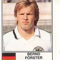 Panini Fußball World Cup Story Bernd Förster Deutschland Bild Nr 148
