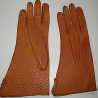 Handschuhe Lederhandschuhe helles braun