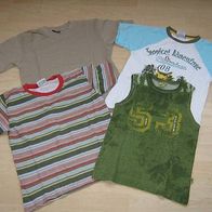 3 tolle T-shirts Topolino / MILLS + Tanktop Gr. 116/122