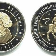Medaille "Ludwig van Beethoven" Bi-Metall 1995 ##127