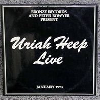 12"URIAH HEEP · Live (2 LP´s 1973)