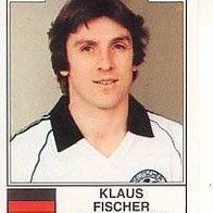 Panini Fußball World Cup Story Klaus Fischer Deutschland Bild Nr 157