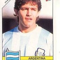 Panini Fußball World Cup Story Jorge Luis Burruchaga Argentina Bild Nr 223
