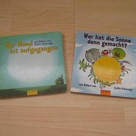 2 schöne Pappbilderbuch mit Liedtext u.a. der Mond ist aufgegangen