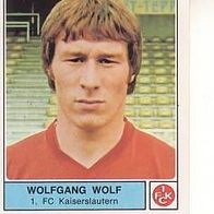 Panini Fussball 1979 Wolfgang Wolf 1. FC Kaiserslautern Bild 214