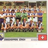 Panini Fussball 1979 Mannschaftsbild Grasshoppers Zürich Bild 302