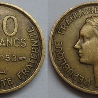 Frankreich 10 Francs 1953 ## Kof10