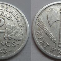 Frankreich 2 Francs 1943 ## M