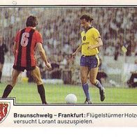 Panini Fussball 1980 Eintracht Braunschweig - Eintracht Frankfurt Nr 46