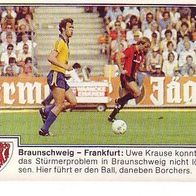 Panini Fussball 1980 Eintracht Braunschweig - Eintracht Frankfurt Nr 51
