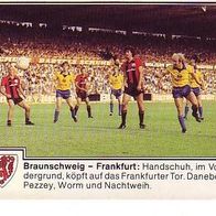 Panini Fussball 1980 Eintracht Braunschweig - Eintracht Frankfurt Nr 55