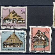 3224 - DDR Briefmarken Michel Nr 2623 - 2627 gestempelt Jahrgang 1981