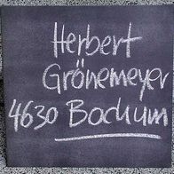 12"GRÖNEMEYER, Herbert · Bochum (1984)
