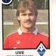 Panini Fussball 1984 Uwe Zimmermann SV Waldhof Mannheim Bild 211