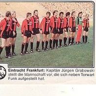 Panini Fussball 1980 Eintracht Frankfurt Mannschaft - Eintracht Braunschweig Nr 121