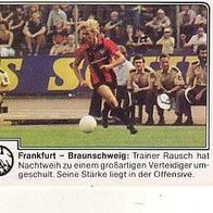 Panini Fussball 1980 Eintracht Frankfurt - Eintracht Braunschweig Nr 126